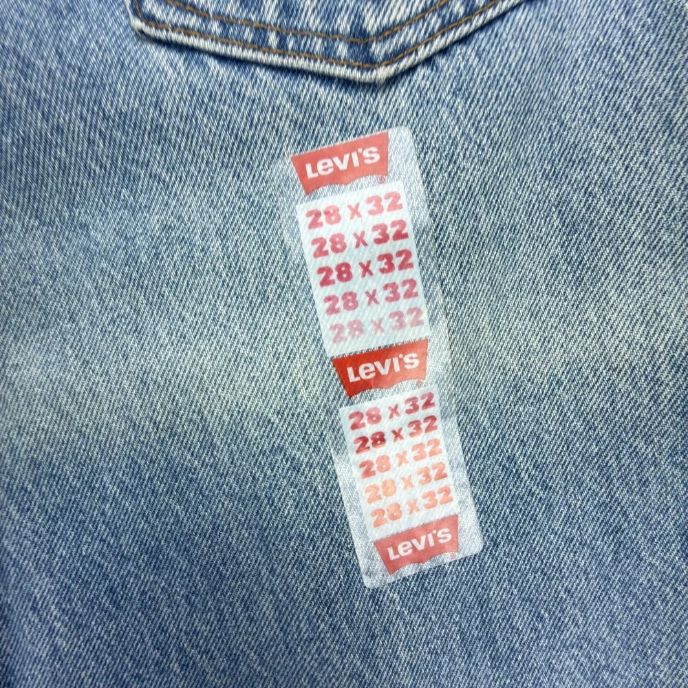 Vintage 90s Levis 565 Wide Leg Student Jeans 28x32 USA NOS NWT